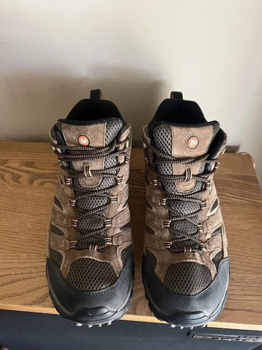 Merrell Men’s 11W Moab 3 Mid Wide Width Shoes Hiking Outdoor Sporty Boots